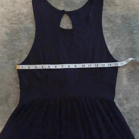 💙🌹Black cotton dress with buttons - Picture 9 of 16